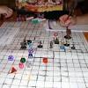 1d20, 1d12, 1d10, 1d100, 1d8, 1d6 y 1d4 en colores y tono antiguo: 1