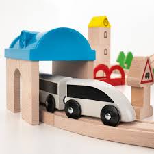 Lillabo 45 Piece Train Set With Track Ikea In 2020 Train Set Train Ikea Lillabo