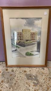 Watercolor of Medical Arts Building by Doris Nunn