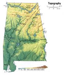We combed through the data to identify the profession in alabama that will get you rich. Alabama Topography Map Large And Attractive Topographic Map Of Alabama Whatsanswer