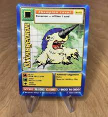 Drimogemon BO-10 Digimon Digi Battle Series 1 Card 1999 Bandai | eBay