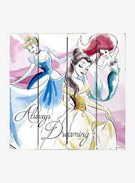Disney Princess Wood Panel Wall Art Princess Wall Art Panel Wall Art Art