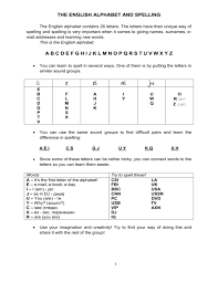 Others love mathematics so much they become engineers after graduation. The English Alphabet And Spelling
