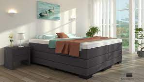 Massivholzbetten imola bett 140x220 kernbuche uberlange on popscreen. Boxspringbett Gustav Ohne Kopfteil 140 X 220 Cm