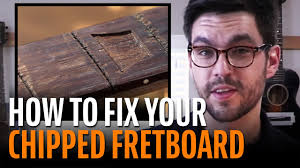 Fixing a badly chipped fretboard