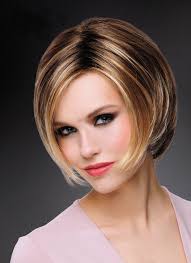 Many short bobs with bangs are also low maintenance so you'll spend a lot less time styling them than you would a long hairstyle. Chic Chin Length Blonde Bob Wigs Without Bangs