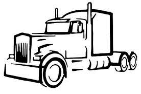 Free Free 331 Svg Simple Semi Truck Outline SVG PNG EPS DXF File