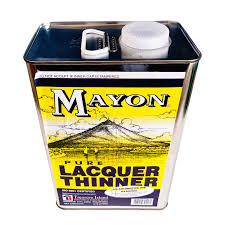 Lacquer thinner is a must for removing oils. Mayon Lacquer Thinner 3 75l Balaypanday