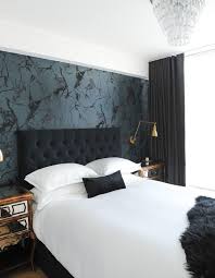 This Designer S European Inspired Condo Will Give You Wanderlust Modern Wallpaper Bedroom Condo Interior Design Master Bedroom Wallpaper