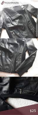 Mossimo Black Faux Leather Jacket Size Small In 2020 Black Faux Leather Jacket Faux Leather Jackets Cream Faux Leather Jacket