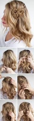 Step By Step Easy Selfmade Hairstyles Valentine Hair Hair Romance Valentine S Day Hairstyles