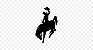 The uw trademark licensing office works to protect, promote, and preserve the name and logos of the university of wyoming. Wyoming Horse Bronc Riding Bucking Clip Art Cowboy Logo Nohat Free For Designer