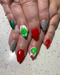 Maybe you would like to learn more about one of these? Short Glitter Short Red Christmas Acrylic Nails Novocom Top