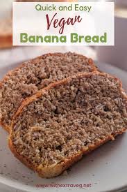 This Light And Fluffy Vegan Banana Bread Is So Quick And Easy To Make This Banana Bread I Vegan Banana Bread Easy Vegan Banana Bread Vegan Banana Bread Recipe