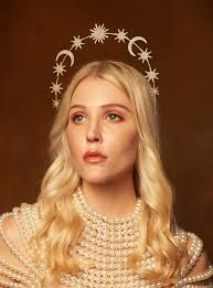 Buy Star and Moon Halo Crown Goddess Crown Celestial Headband Starburst  Halo Wedding Bridal Prom Tiara (2-Gold) at Amazon.in