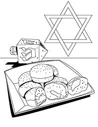 Chanukah Dreidel And Cookkosher Of Chanukah Coloring Page Coloring Pages Coloring Book Download Hanukkah