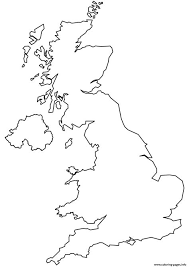 The united kingdom of great britain and northern ireland is a constitutional monarchy comprising most of the british isles. United Kingdom Map Coloring Pages Learny Kids