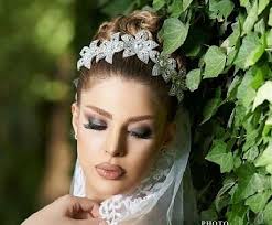 مدل گریم صورت و ارایش مو 2015 bride coiffure face makeup
