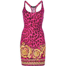 Versace Mare Tank Dress Designer Cocktail Dress Clothes Floral Dresses Short