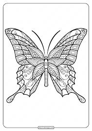 Printable Butterfly Mandala Pdf Coloring Pages 42 Insect Coloring Pages Butterfly Coloring Page Butterfly Printable