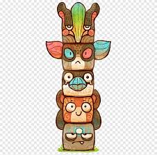 Totem pole coloring pages native softservebar. Totem Pole Png Images Pngegg