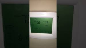 If power is applied and the thermostat screen. Thermostat Screen Lock Youtube