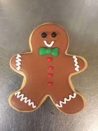 Royal Icing Gingerbread Man Sugar Cookie Christmas Cookies Gingerbread Cookie Decorating
