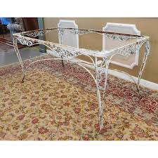 Ending saturday at 6:27pm pdt 5d 23h local pickup. Vintage 1940s Woodard Chantilly Rose Wrought Iron Patio Outdoor Table Chairish