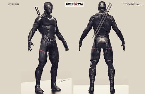 Here is a early snake eyes tech armor sprinkling in samurai elements  …..This was for the snakes eyes Gi Joe origins recent film I worked with  Costume Designer Louis Mingenbach…had a blast