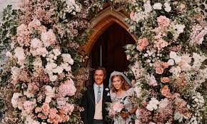 One option is to choose a single color scheme. Elton John S Favourite Florist Designed Show Stopping Floral Arch At Princess Beatrice S Wedding Daily Mail Online