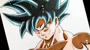 How to draw son goku. How To Draw Goku Ultra Instinct Easy Dragon Ball Super Youtube
