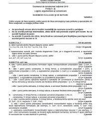 Drept consecinţă, nu vor mai putea participa la probele următoare şi vor fi lipsiţi de posibilitatea recunoaşterii, în sesiunile viitoare, a. Edu Ro Barem LogicÄƒ Bac 2019 Bacalaureat 2019 Edu Ro Avem Subiecte È™i Barem LogicÄƒ Bac 2019