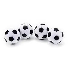 Free ground shipping on orders over $40; 4pcs 32mm Black White Foosball Table Soccer Football Balls Baby Foot Plastic Buy At A Low Prices On Joom E Commerce Platform