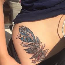 Big feather tattoos are usually used to confer a love for freedom. Hip Cute Girl Tattoos Novocom Top