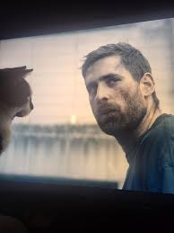 I just need everyone to stop for a moment and appreciate how invested he is  in this TV program. I feel like he's genuinely following the plot, but in  reality he's just