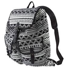 Black And White Striped Backpack Target Mossimo Supply Co Drawstring Backpack Handbag Black 47 White Black And White Backpacks Black Handbags Handbag Backpack