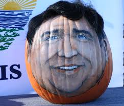 Trick or treat? La Salle artist paints political pumpkins starring JB  Pritzker, Darren Bailey