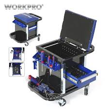 Black And Decker Rolling Tool Box Workpro Tool Set Voor Auto Reparatie Set Van Tools Werk Kruk Werkbank Seat Hex Key Home Repair Tool Set