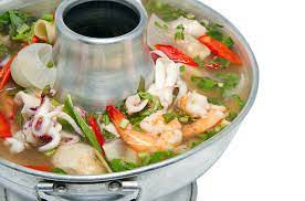 Clean the mussels and put them in a pot with 2/3 cup (150 ml) of the coconut milk. Tom Yum Talay Spicy Seafood Soup Recipe Temple Of Thai