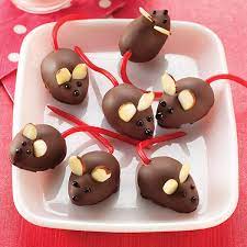 Peanut Butter Christmas Mice Recipe Land O Lakes