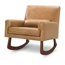 Nursery Works Sleepytime Rocker With Walnut Legs Tan Leather Target Nursery Works Sleepytime Rocker Sleepytime Rocker Rocking Chair Nursery