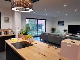 Salon Salle A Manger 65m2 Salon Salle A Manger Meubles En Bois Clair Luzarches Val D Oise 95 Meuble Salle A Manger Salle A Manger Mobilier De Salon