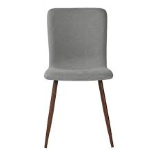 Furniturer Scargill Grey Fabric Dining Chair Set Of 4 Scargill Grey The Home Depot Dining Chairs Fabric Dining Chairs Dining Chair Upholstery