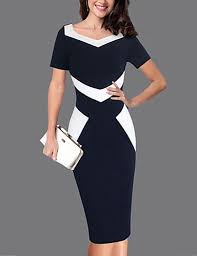 Black And White Color Block Dress Plus Size 26 49 Women S Plus Size Work Slim Sheath Dress Color Block Blue White Patchwork Sweetheart Neckline Spring Black Xxxl Xxxxl Xxxxxl Platya Fason Platya Plate Na Rabotu