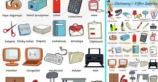 Office equipment reviews by kyle taggart. Office Supplies List Of Stationery Items With Pictures 7esl