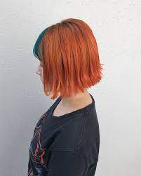ブリーチ 1 ベースカラー カラーバター オレンジ ブルー ヘアカラー ヘアスタイリング カラー