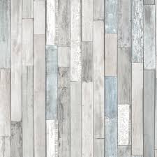 Then when it's time to move or change the look in your room you can simply peel this wallpaper off. Inhome Weathered Plank Peel Stick Wallpaper Roll At Menards