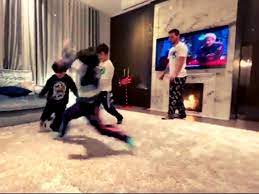 Lionel Messi flaunts skills during living room kickabout with his three sons – Thick Accent