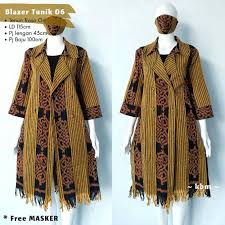 Corak/motif tenun yang khas, unik, serta etnik ini yang pastinya akan membuat tampilan kamu makin spesial di berbagai acara, termasuk acara formal seperti pesta sekalipun. Blazer Tunik Tenun Troso Lurik Asli Jepara Bisa Dua Model Blazer Or Tunik Shopee Indonesia