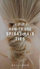 Why And How To Use Spiral Hair Ties Well Good Hair Ties Best Hair Ties Hair Elastics